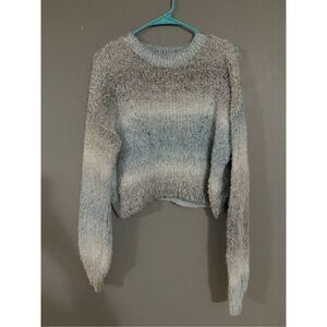 Wild Fable Sweater Ombre Striped Pullover Soft Cozy Short Knit Small